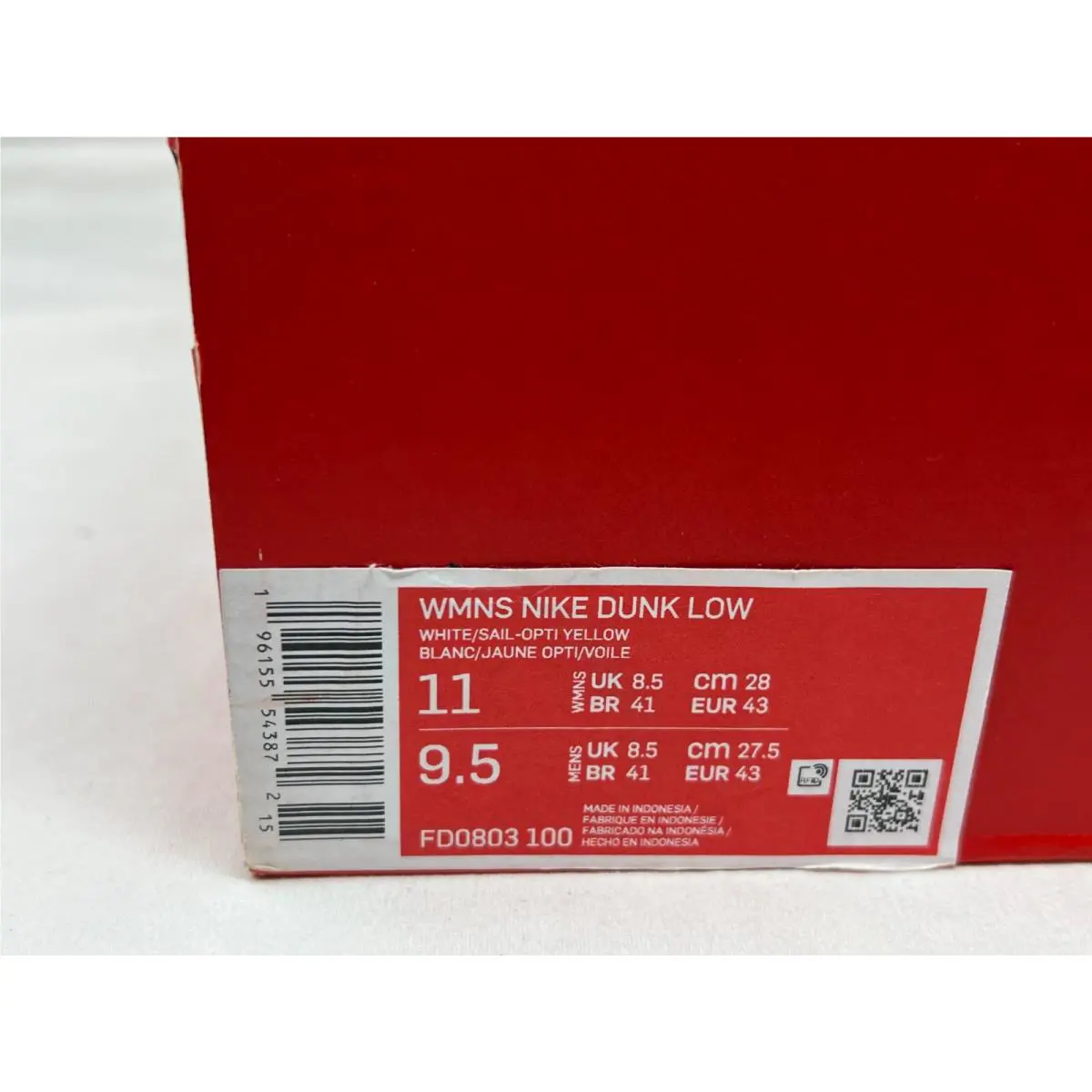 Nike shoes - Nike Dunk Low - Dunk Low - FD0803 100 - White (UPC: 196155543872) 5