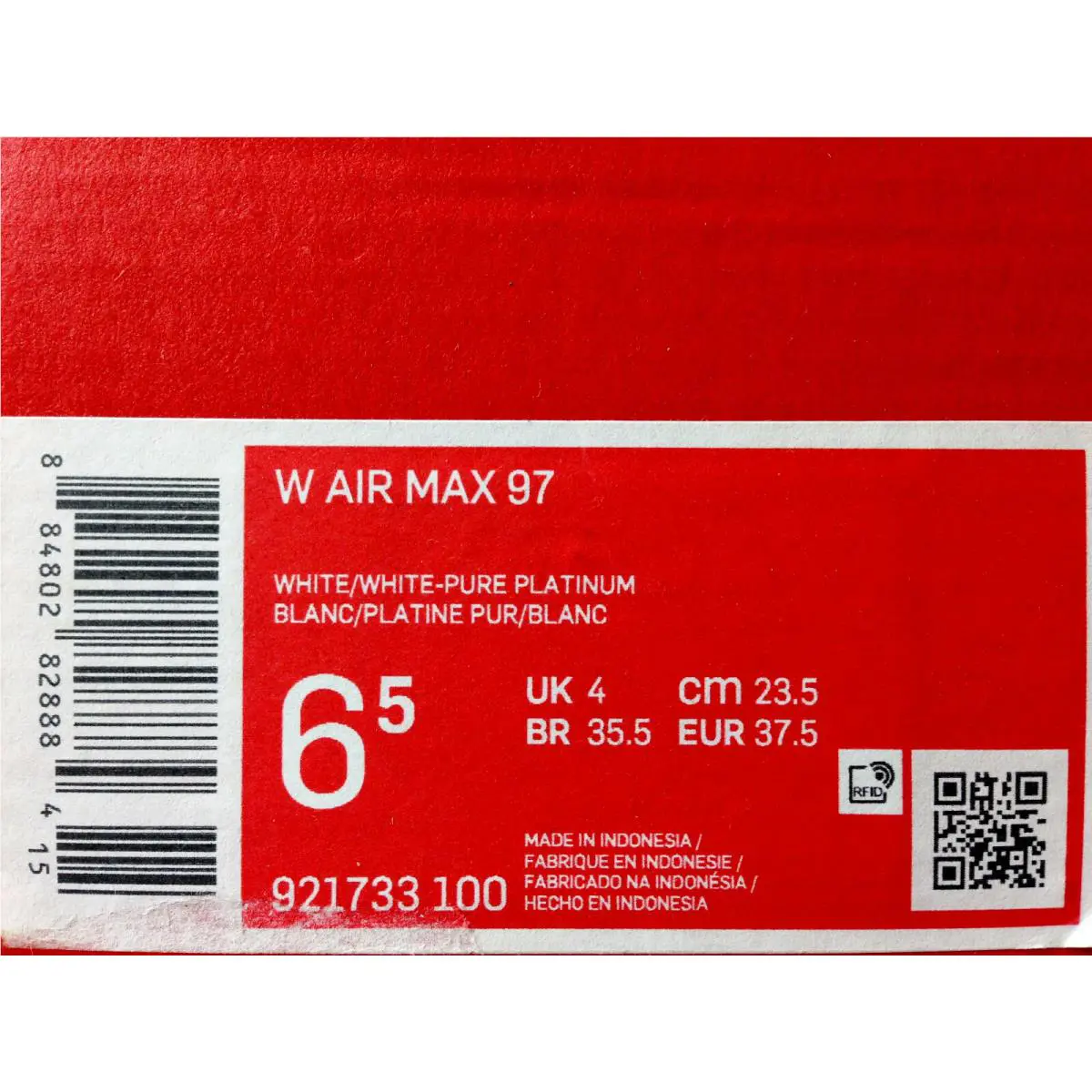 Nike shoes - Nike Air Max 97 - Air Max - 921733-100 - White (UPC: 884802828884) 4