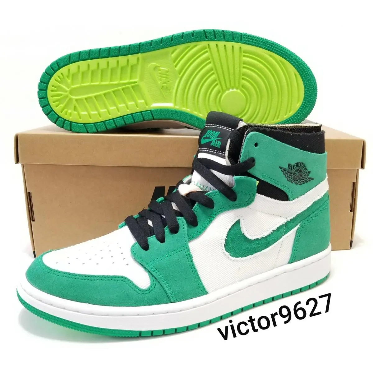 Nike shoes - Air Jordan 1 Zoom - Air Zoom - CT0978-300 - Green (UPC: 0194956603702) 0