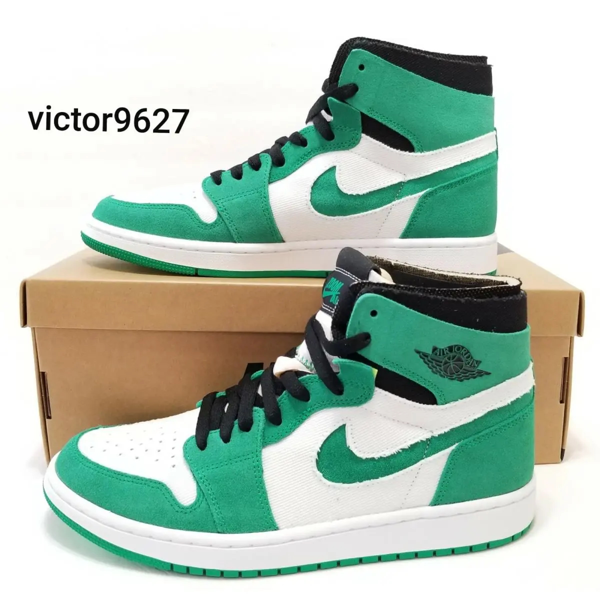 Nike shoes - Air Jordan 1 Zoom - Air Zoom - CT0978-300 - Green (UPC: 0194956603702) 1