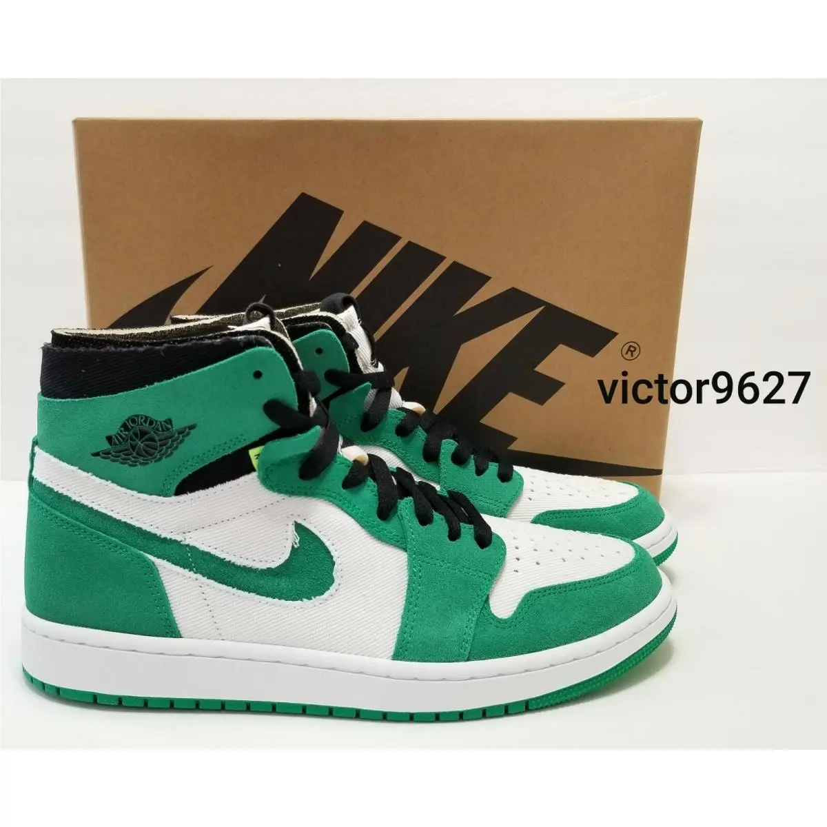 Nike shoes - Air Jordan 1 Zoom - Air Zoom - CT0978-300 - Green (UPC: 0194956603702) 2