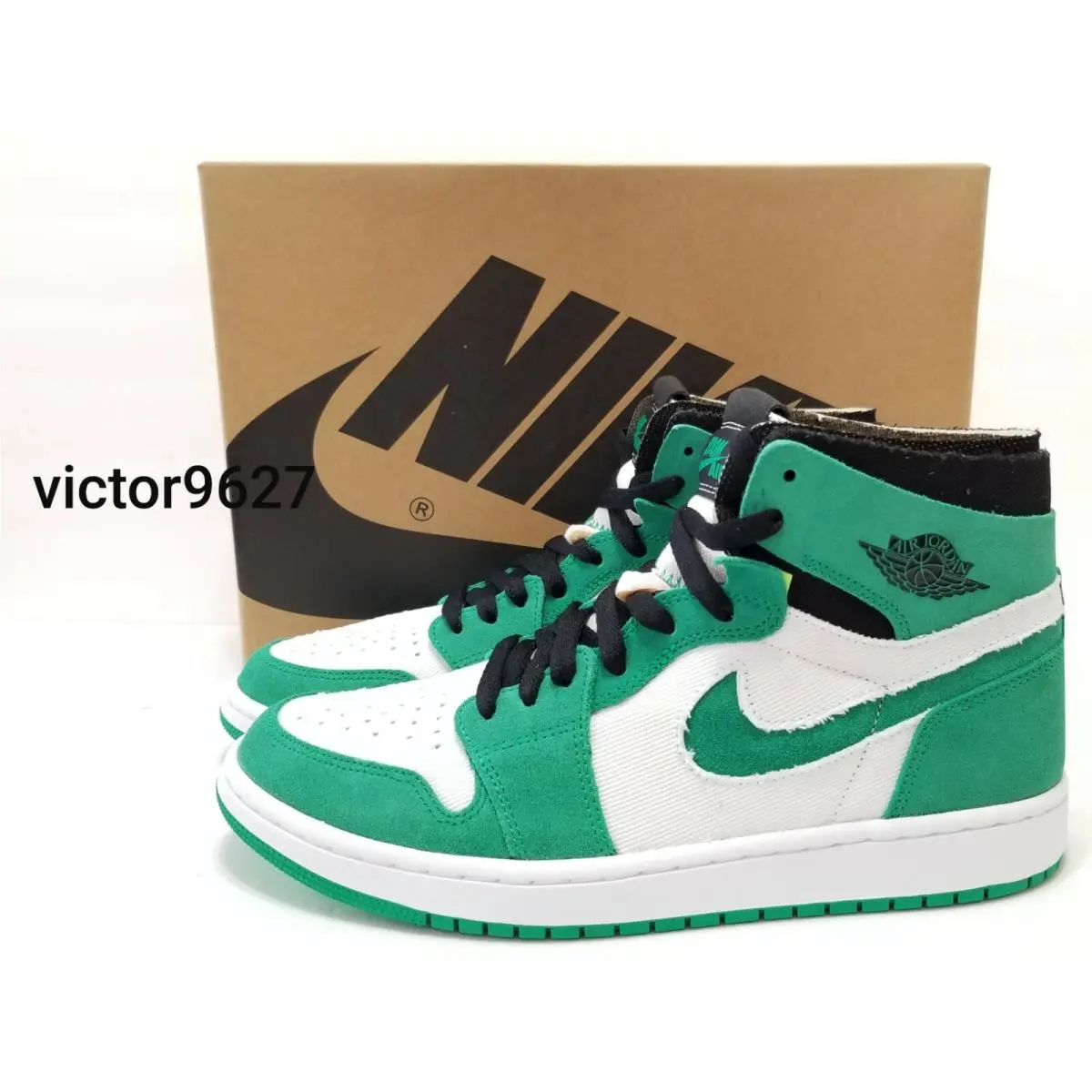 Nike shoes - Air Jordan 1 Zoom - Air Zoom - CT0978-300 - Green (UPC: 0194956603702) 3
