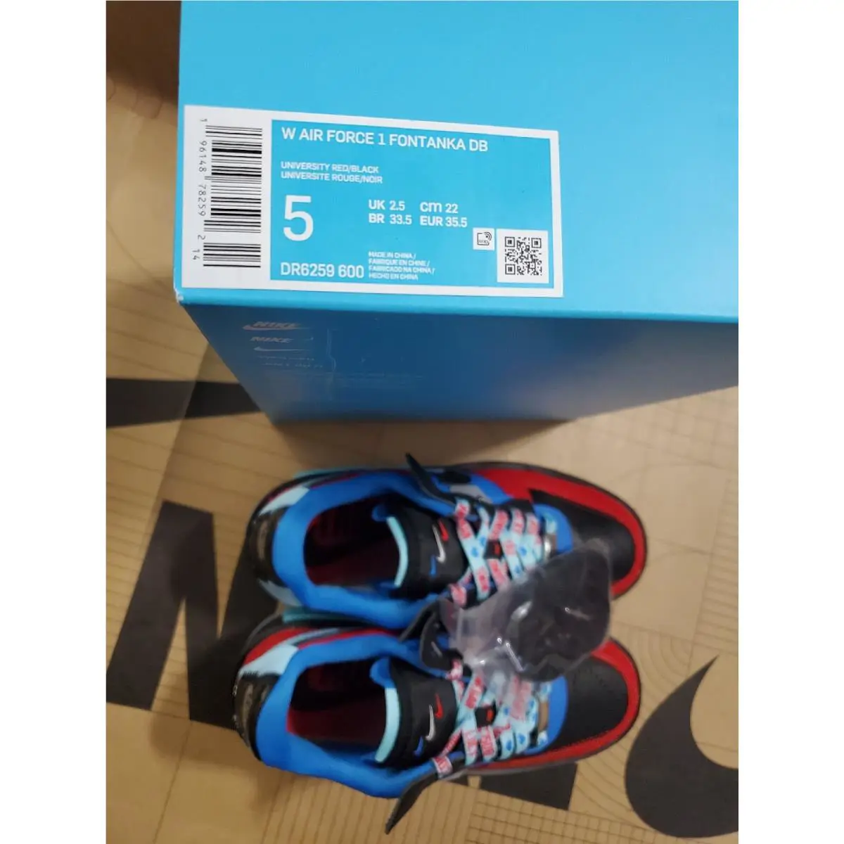 Nike shoes - Nike Air Force 1 - Air Force - DR6259-600 - Black 5