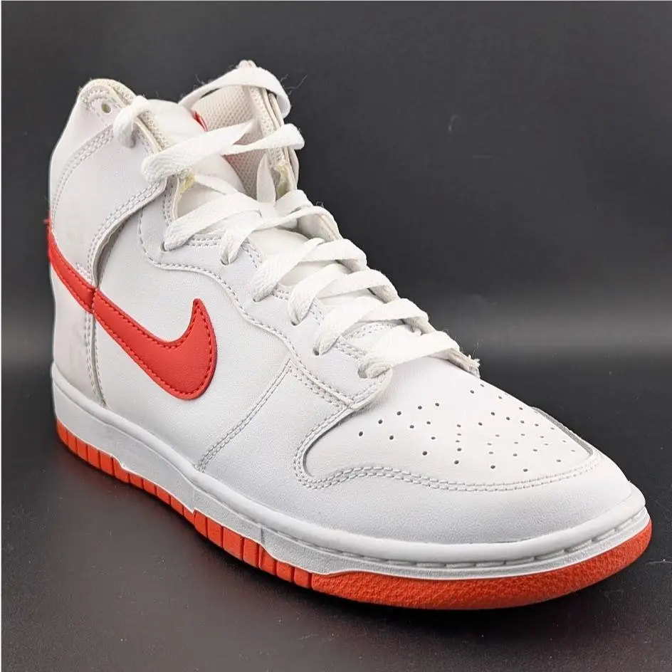 Nike shoes - Nike Dunk Hi Retro - Dunk Retro - DV0829-101 - White / Picante Red (UPC: 196155129236) 0
