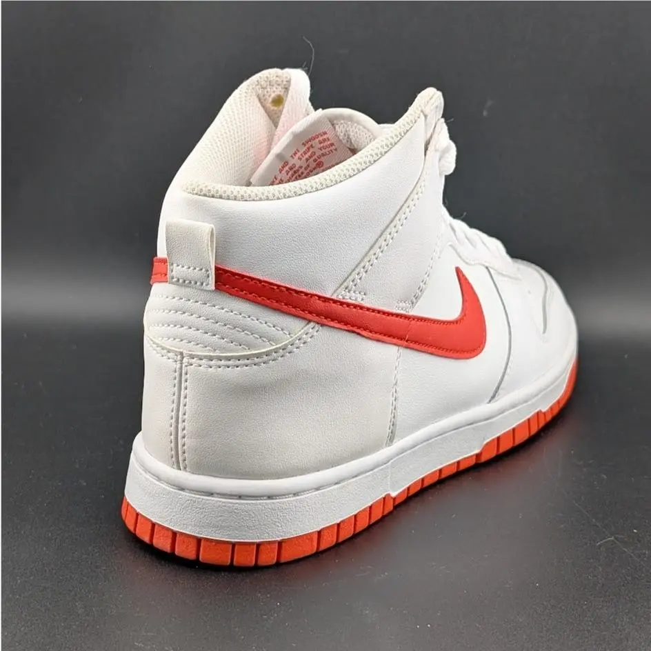 Nike shoes - Nike Dunk Hi Retro - Dunk Retro - DV0829-101 - White / Picante Red (UPC: 196155129236) 2