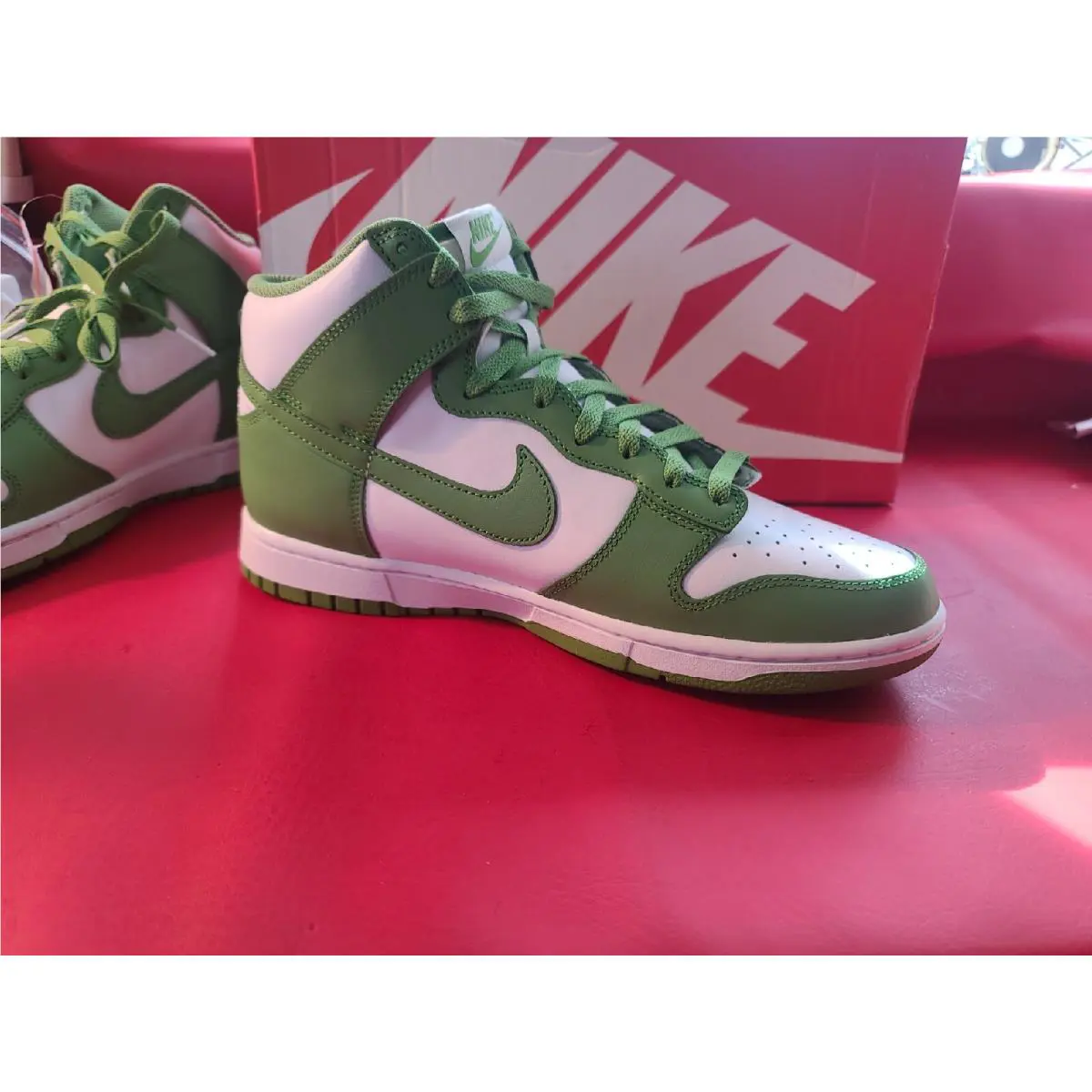 Nike shoes - Nike Dunk Hi - Dunk - DV0829-101 - WHITE CHLOROPHYLL (UPC: 196975529957) 12