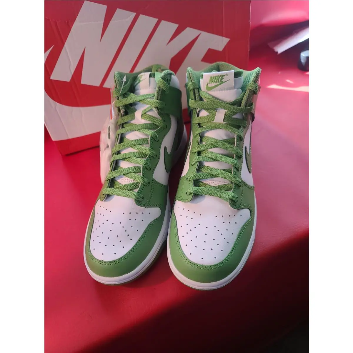 Nike shoes - Nike Dunk Hi - Dunk - DV0829-101 - WHITE CHLOROPHYLL (UPC: 196975529957) 0
