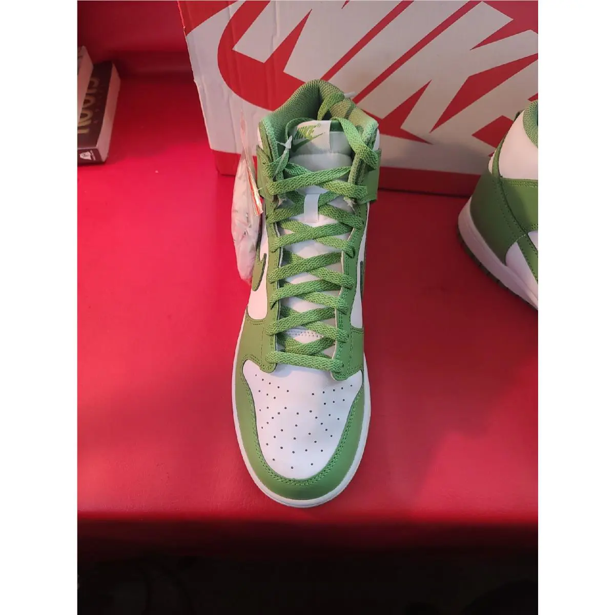 Nike shoes - Nike Dunk Hi - Dunk - DV0829-101 - WHITE CHLOROPHYLL (UPC: 196975529957) 1
