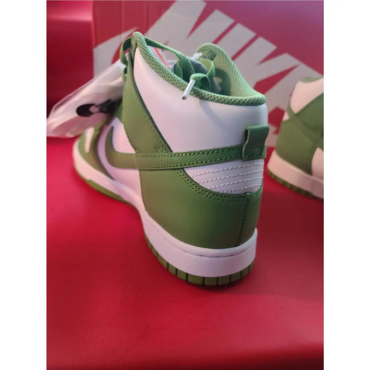 Nike shoes - Nike Dunk Hi - Dunk - DV0829-101 - WHITE CHLOROPHYLL (UPC: 196975529957) 3