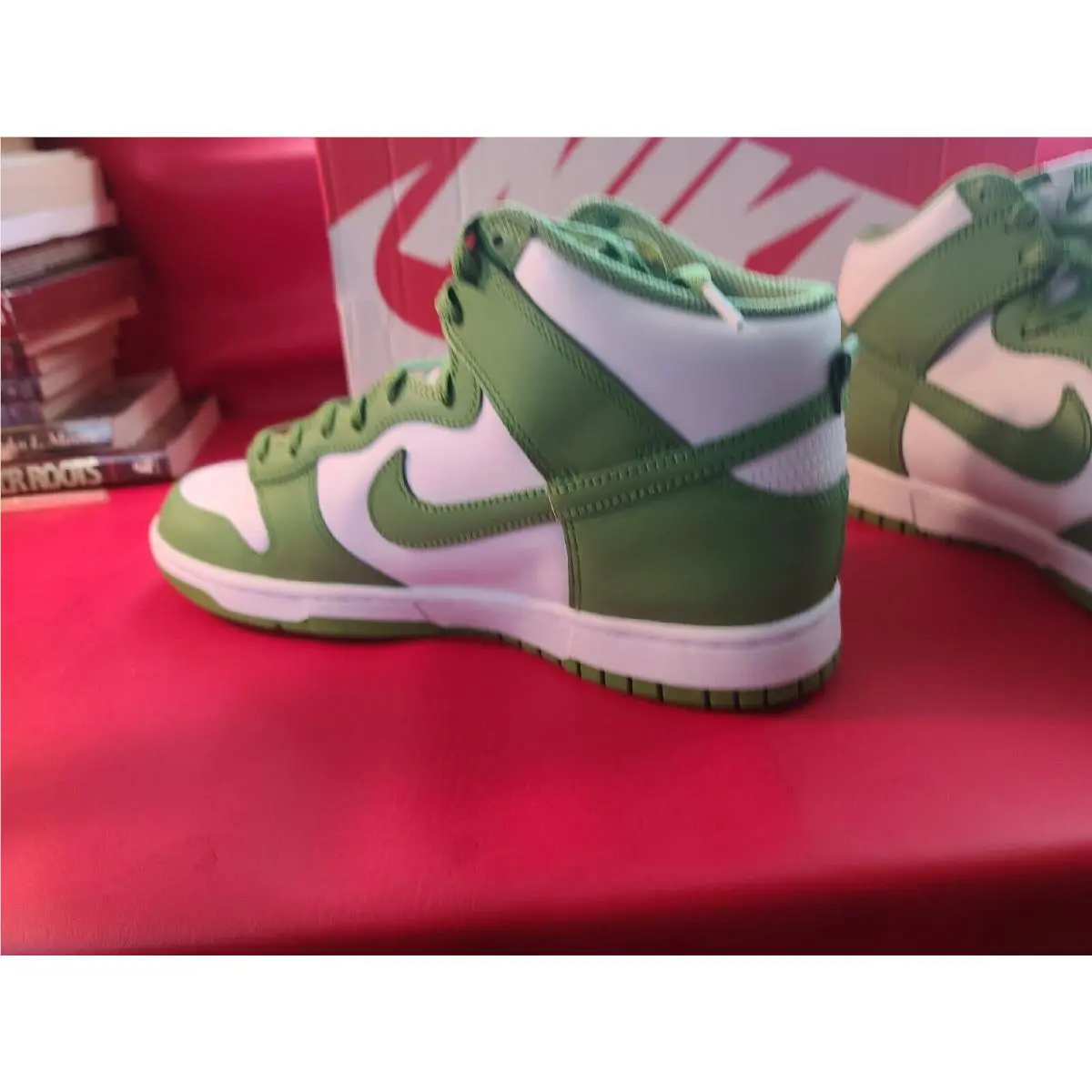 Nike shoes - Nike Dunk Hi - Dunk - DV0829-101 - WHITE CHLOROPHYLL (UPC: 196975529957) 4