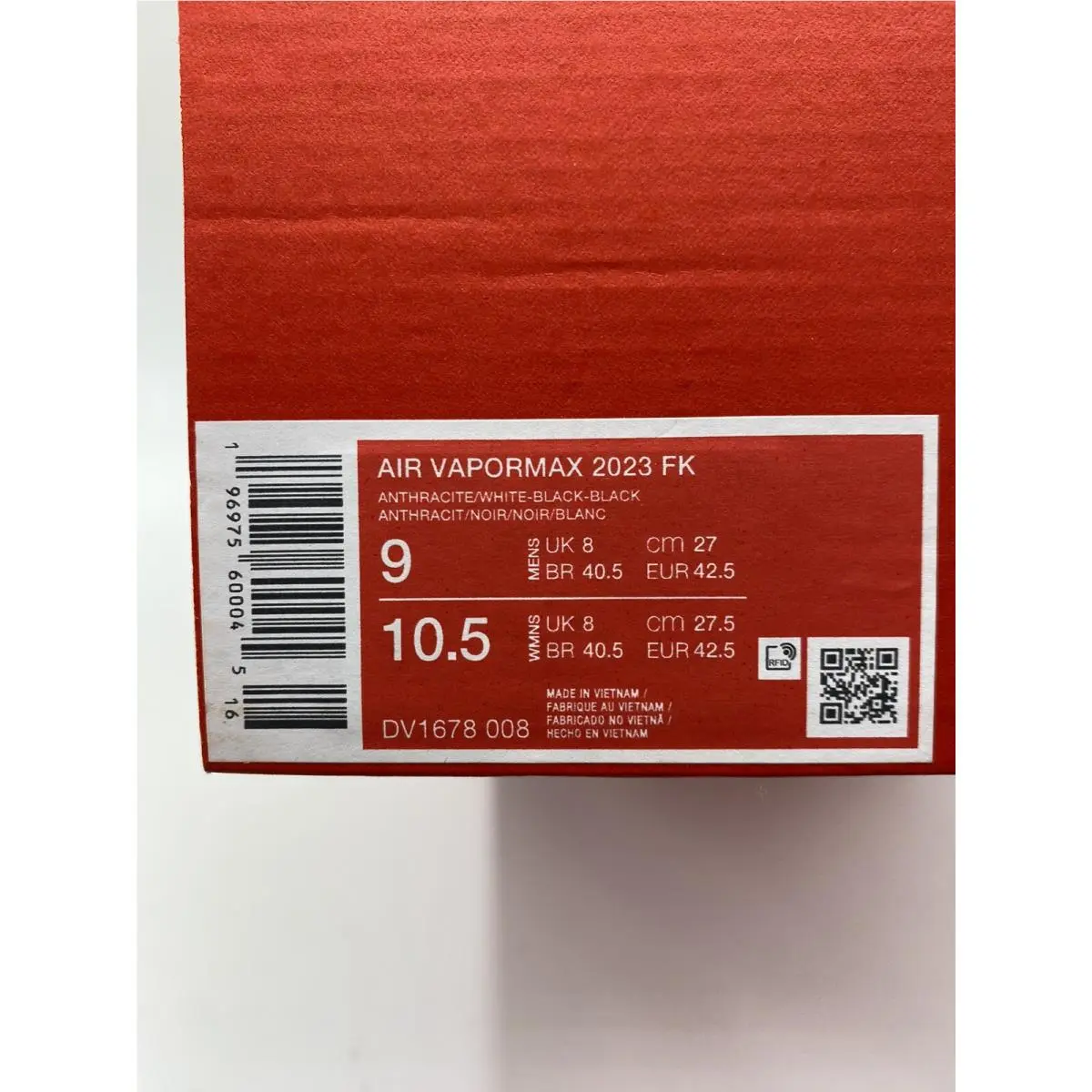Nike shoes - Nike Air VaporMax 2023 - Air VaporMax - DV1678 008 - Anthracite/White-Black (UPC: 196975600045) 6