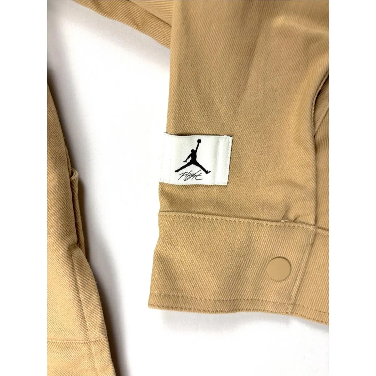 Nike clothing - Jordan Flight Trucker Jacket - Flight Trucker Jacket - DZ1377-254 - Beige (UPC: 196154546232) 0