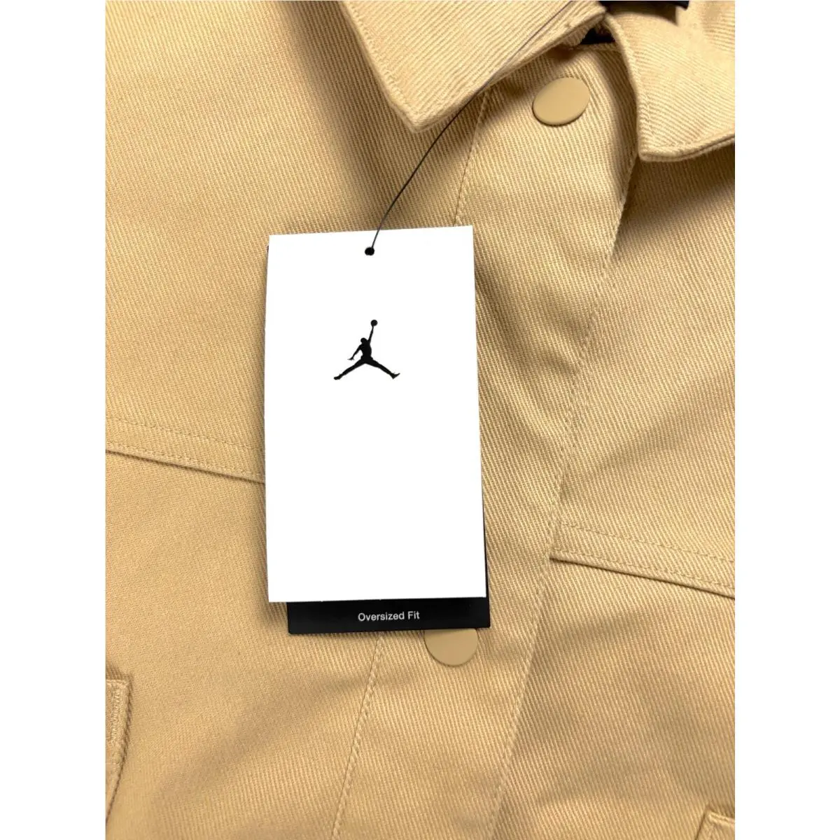 Nike clothing - Jordan Flight Trucker Jacket - Flight Trucker Jacket - DZ1377-254 - Beige (UPC: 196154546232) 2