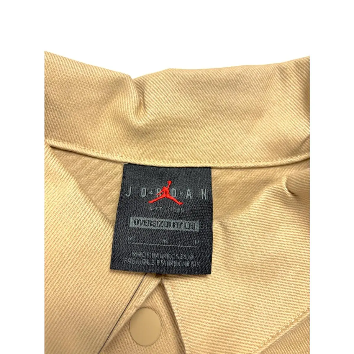 Nike clothing - Jordan Flight Trucker Jacket - Flight Trucker Jacket - DZ1377-254 - Beige (UPC: 196154546232) 3