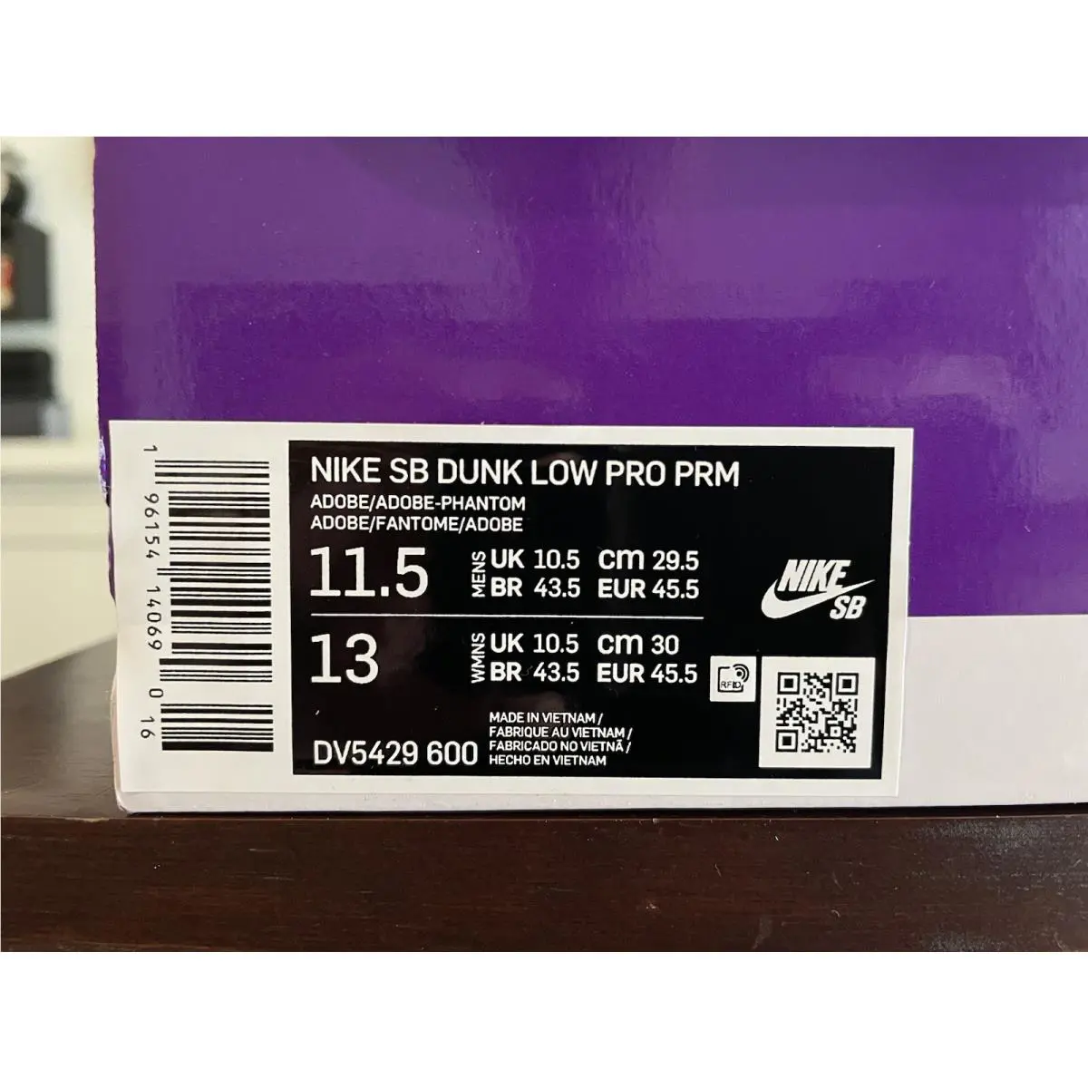 Nike shoes - Nike SB Dunk - Dunk - DV5429 600 - ADOBE/ADOBE-PHANTOM (UPC: 00196154140690) 10