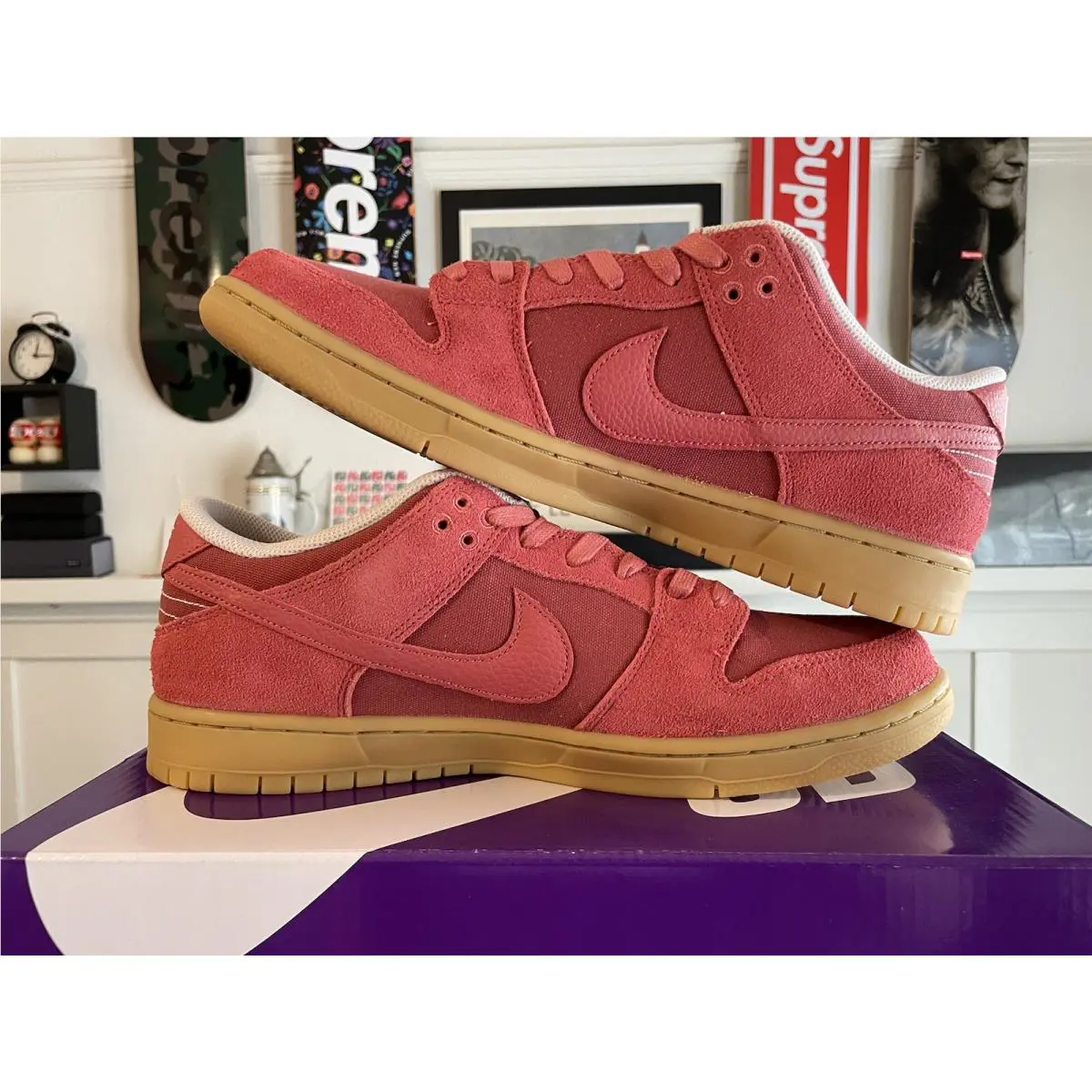 Nike shoes - Nike SB Dunk - Dunk - DV5429 600 - ADOBE/ADOBE-PHANTOM (UPC: 00196154140690) 4