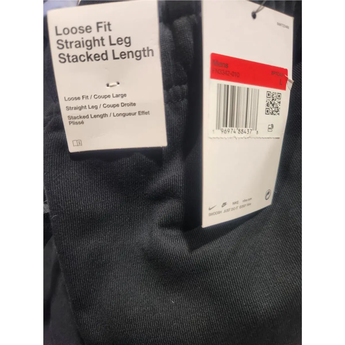 Nike clothing - Nike Solo Swoosh - Solo Swoosh - FN3342 - Black (UPC: 196974884378) 9