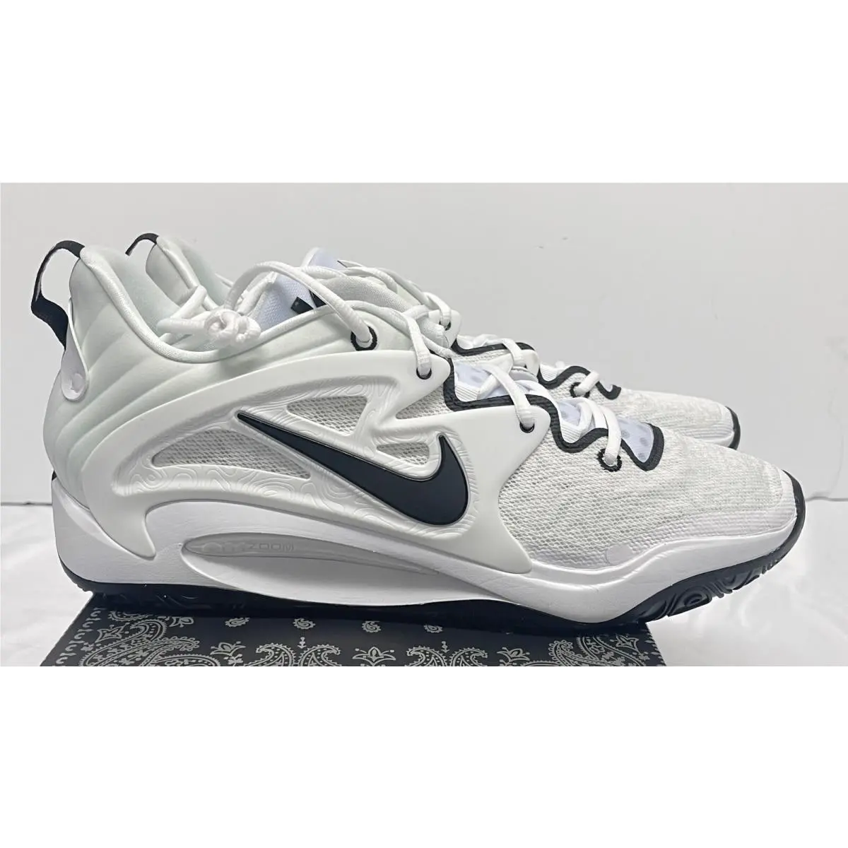 Nike shoes - Nike KD 15 - DX6648-100 - WHITE / BLACK (UPC: 196150106089) 1