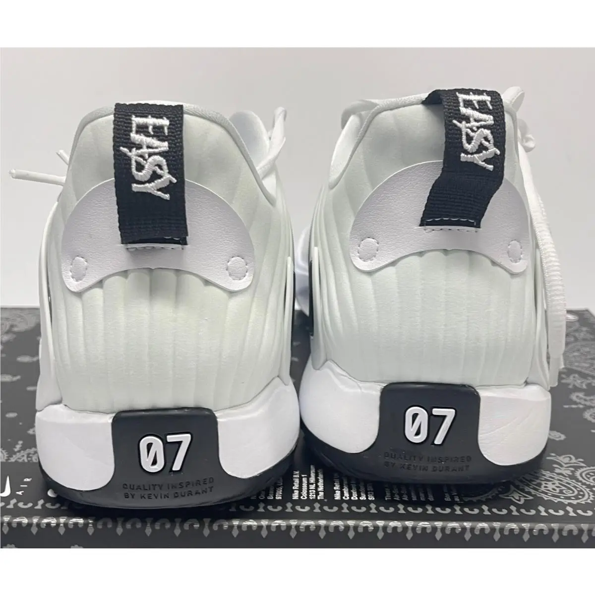 Nike shoes - Nike KD 15 - DX6648-100 - WHITE / BLACK (UPC: 196150106089) 0
