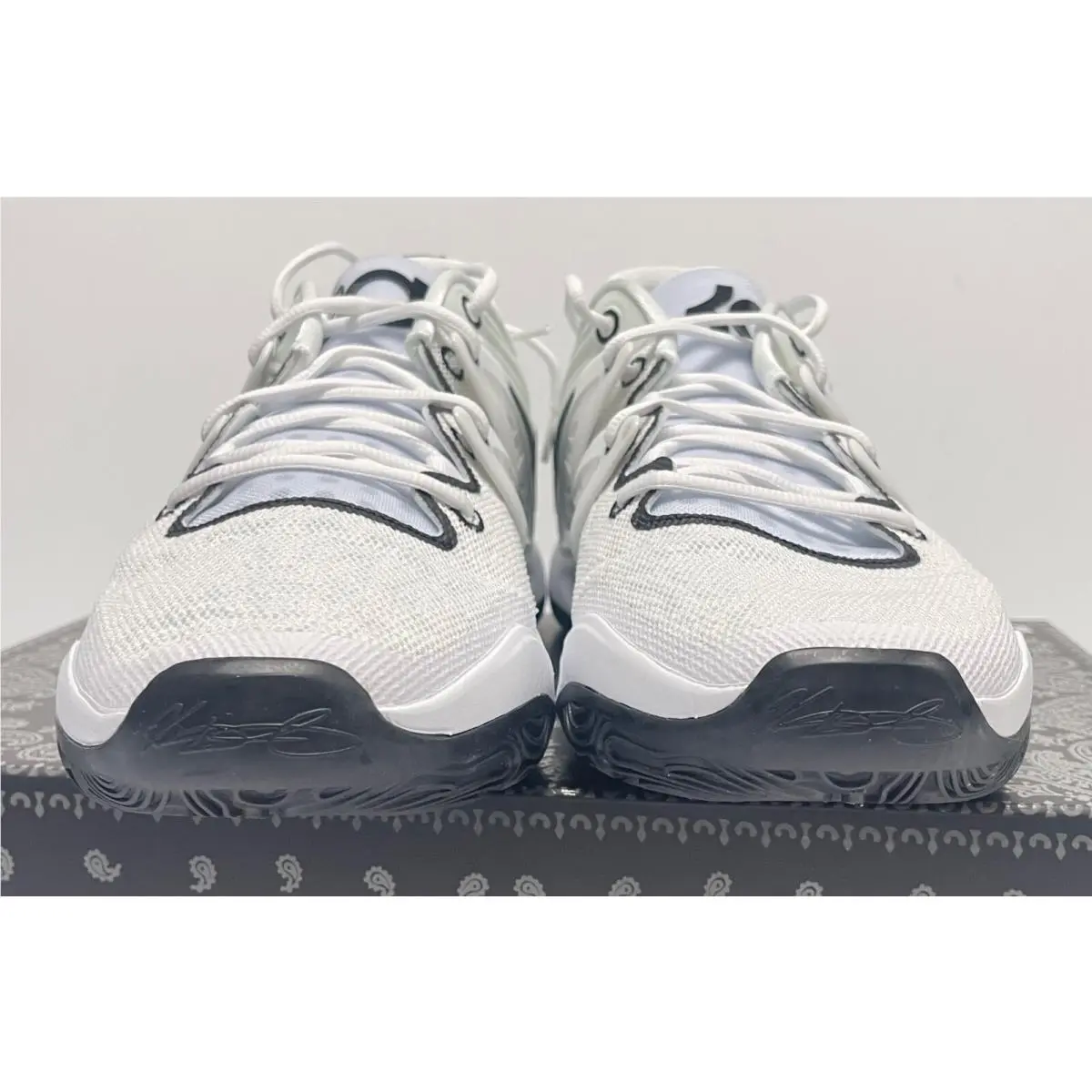 Nike shoes - Nike KD 15 - DX6648-100 - WHITE / BLACK (UPC: 196150106089) 3