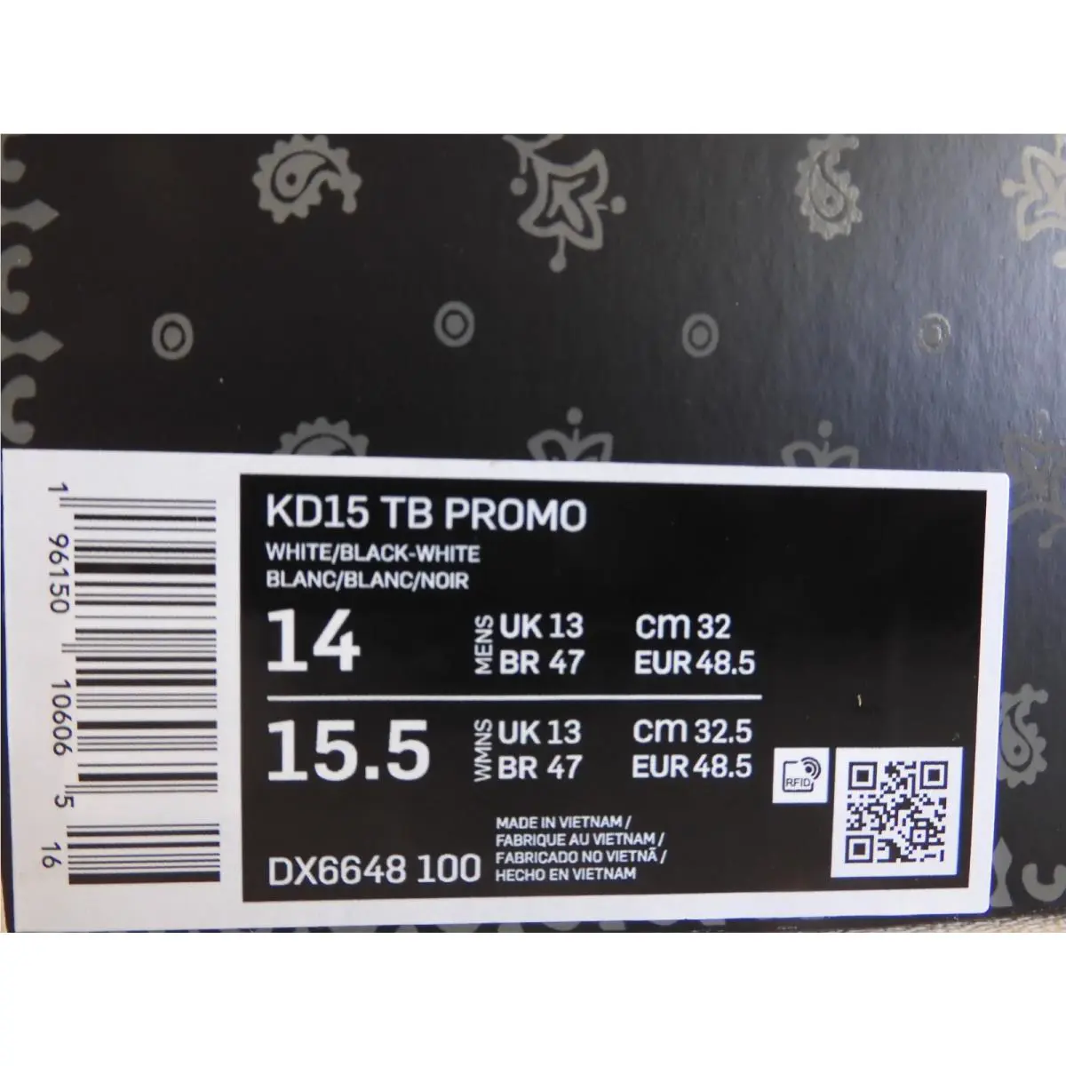 Nike shoes - Nike KD 15 - DX6648-100 - White (UPC: 196150106065) 3
