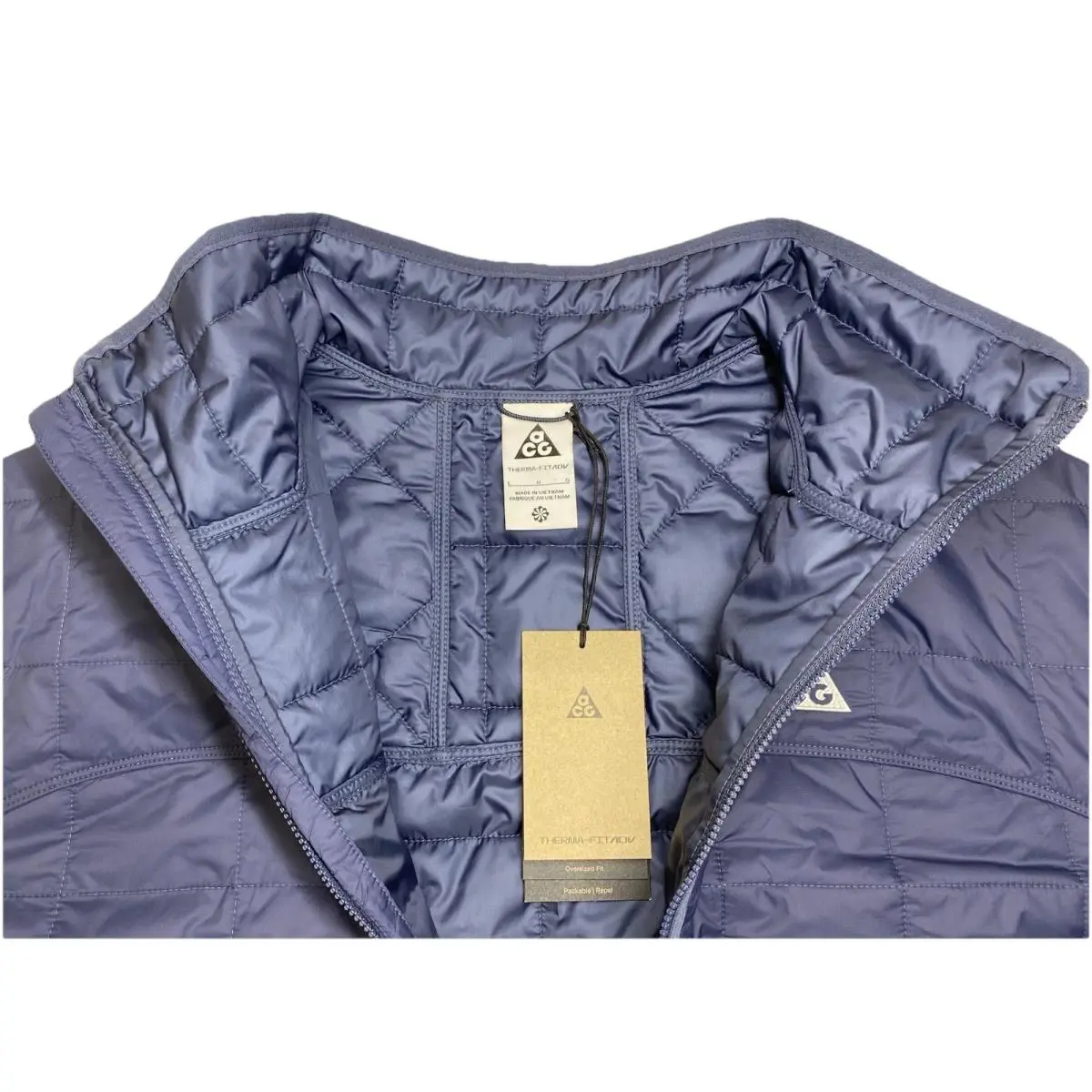 Nike clothing - Nike ACG Therma-FIT ADV Rope De Dope Quilted Jacket - FN1943-437 - Blue (UPC: 196975134069) 1