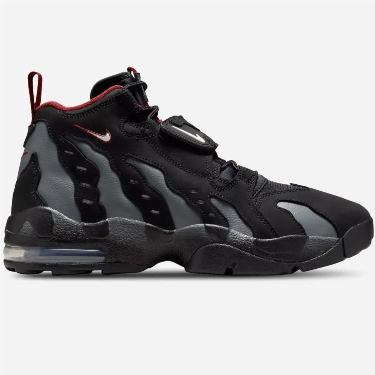 Nike Air DT Max ‘96 Falcons HQ3620-010 Black Red Nubuck Sneakers US Men’s 9