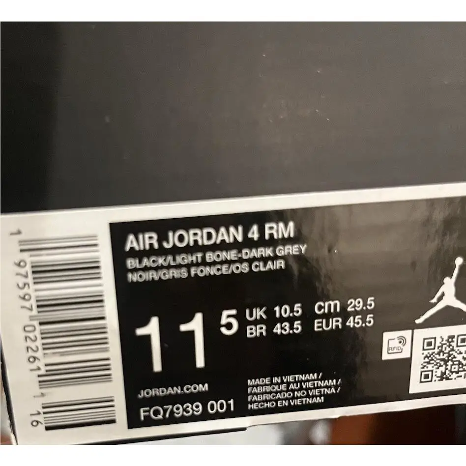 Nike shoes - Air Jordan 4 RM - Air - FQ7939-001 - Black 5