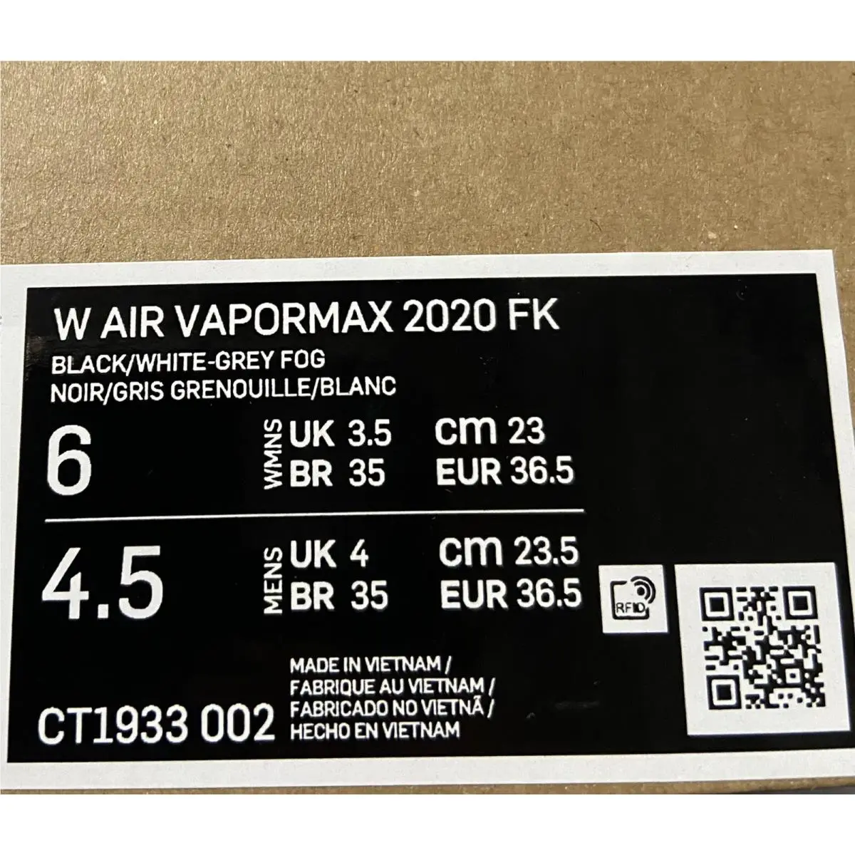 Nike shoes - Air Vapormax 2020 - Air Vapormax - Ct1933002 - Gray 9