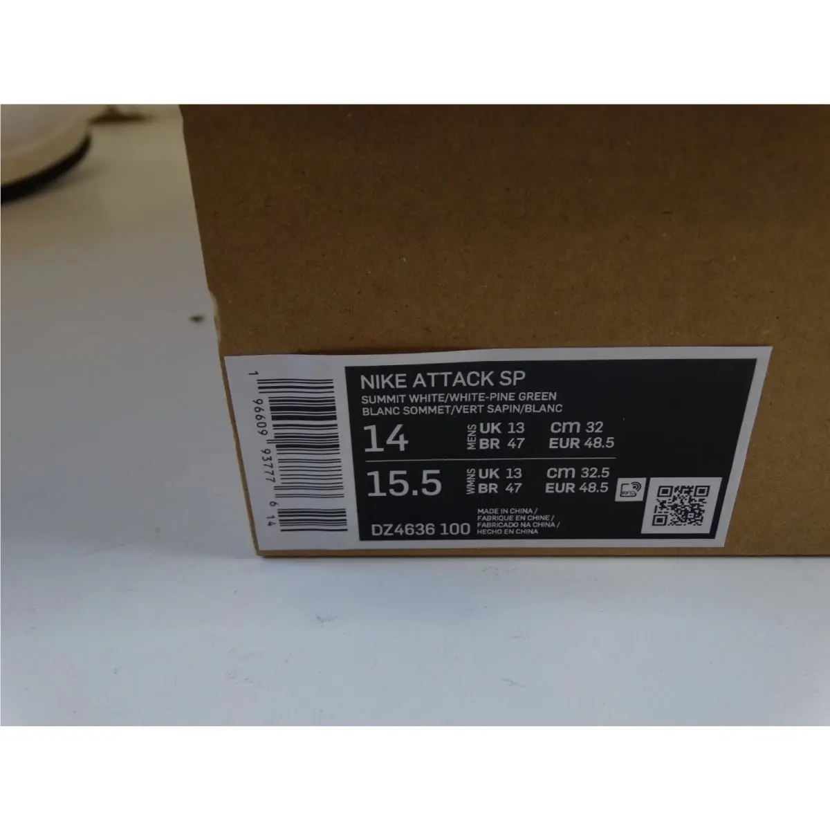 Nike shoes - Attack SP - Attack - DZ4636-100 - white black (UPC: 196609937745) 6