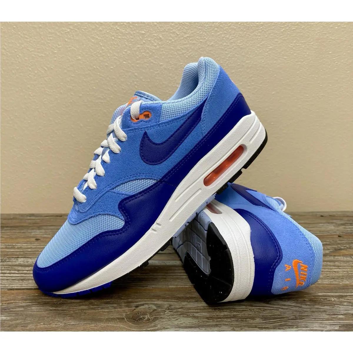 Nike shoes - Nike Air Max 1 Essential `Psychic Blue` - FZ5808-400 - Blue, Manufacturer: Psychic Blue/University Blue/Deep Royal Blue 10