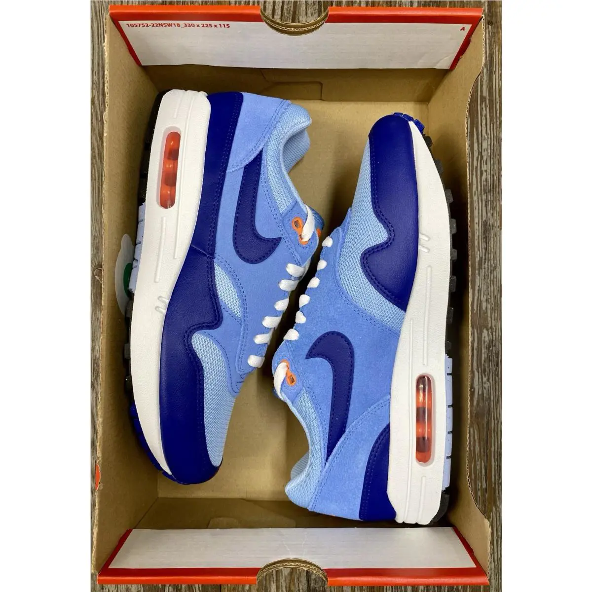 Nike shoes - Nike Air Max 1 Essential `Psychic Blue` - FZ5808-400 - Blue, Manufacturer: Psychic Blue/University Blue/Deep Royal Blue 0