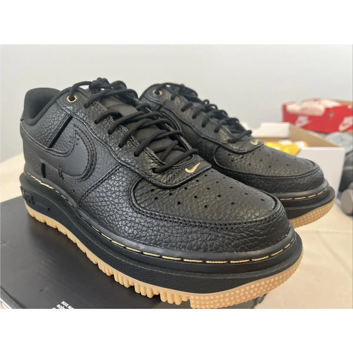Nike shoes - Nike Air Force 1 Luxe - DB4109-001 - Black 4