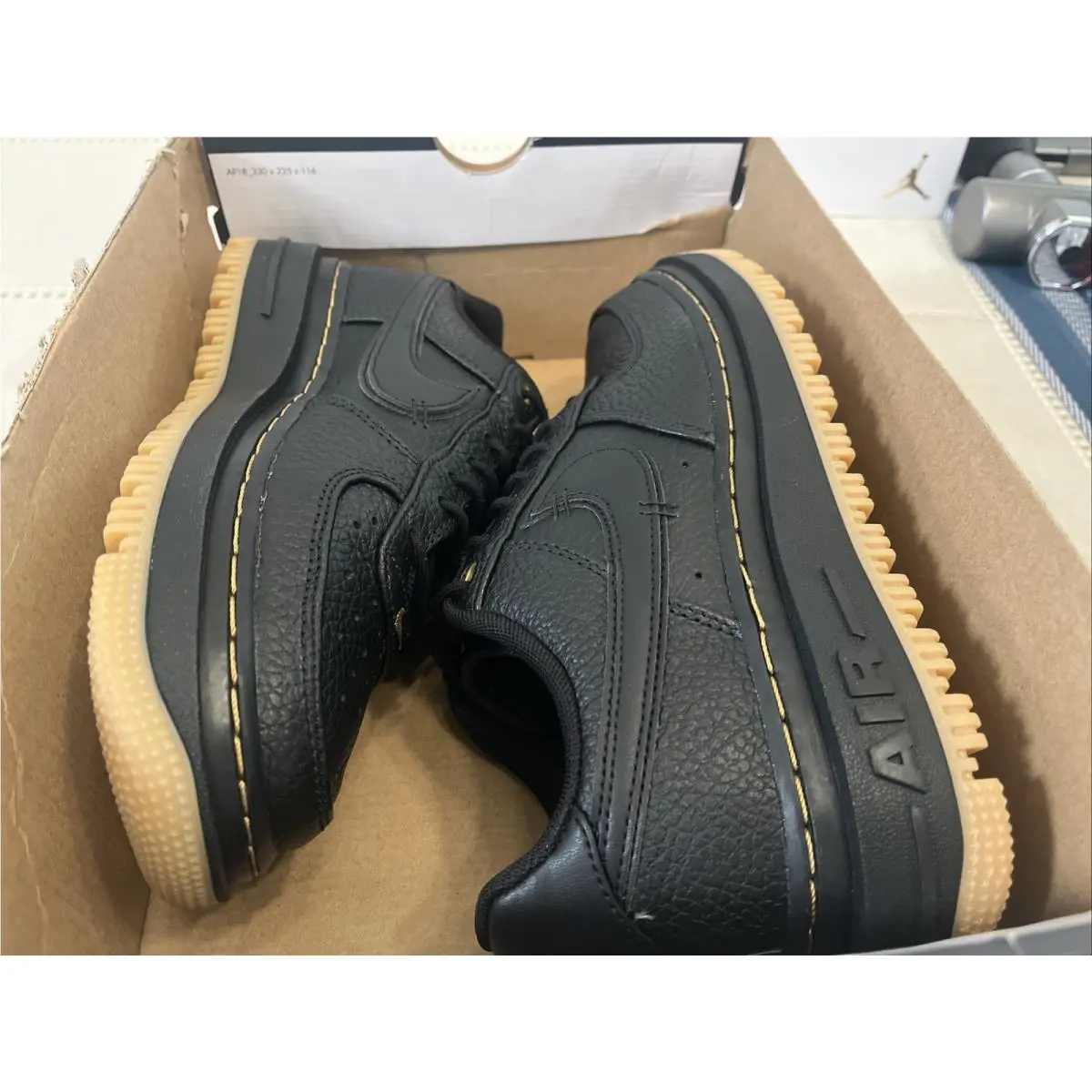 Nike shoes - Nike Air Force 1 Luxe - DB4109-001 - Black 8