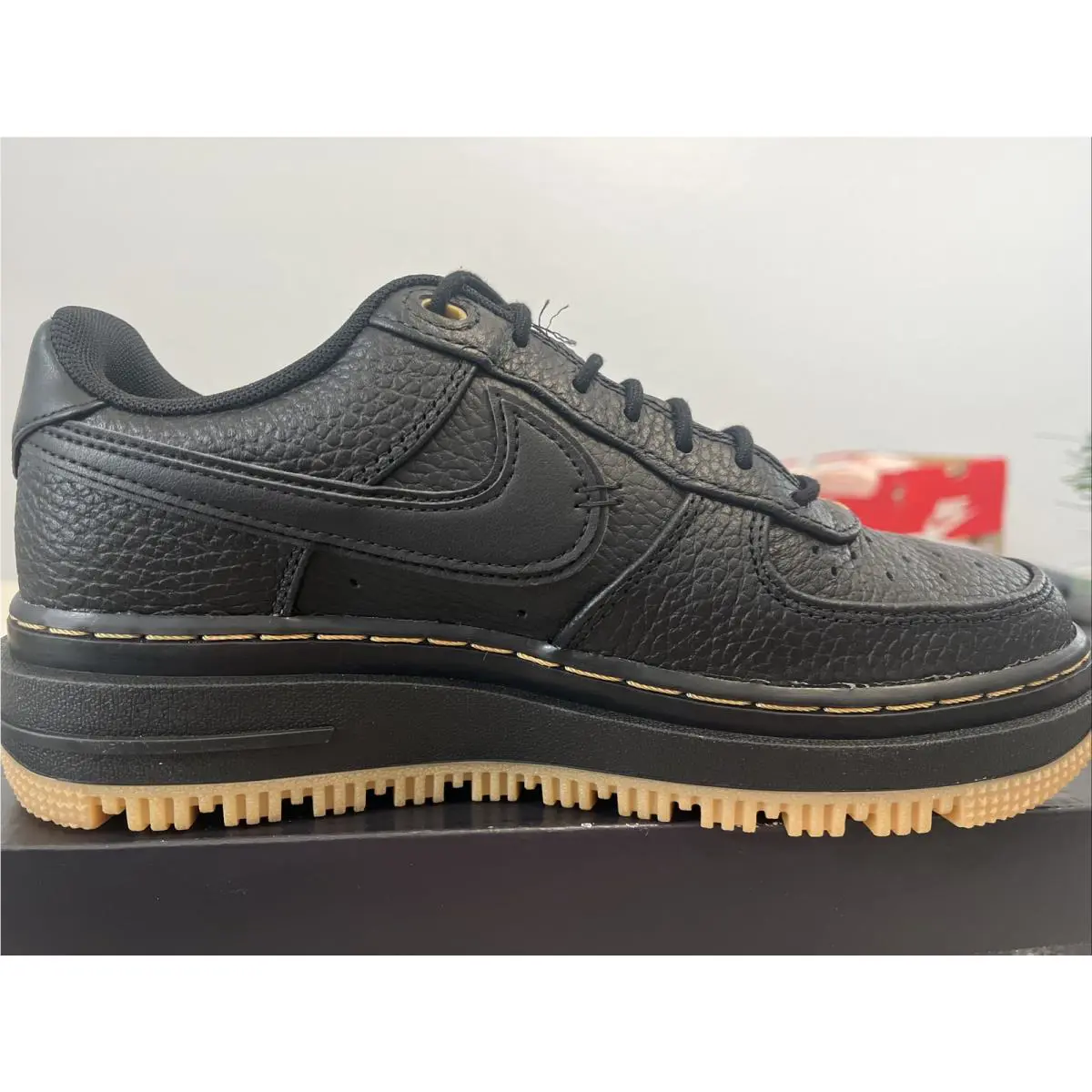 Nike shoes - Nike Air Force 1 Luxe - DB4109-001 - Black 1