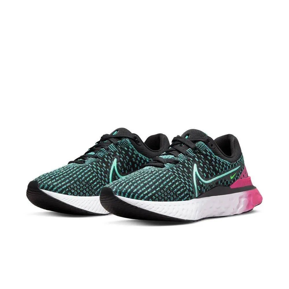 Nike shoes - Nike React Infinity - React Infinity - DD3024-003 - Black/Dynamic Turq-Pink Prime 1