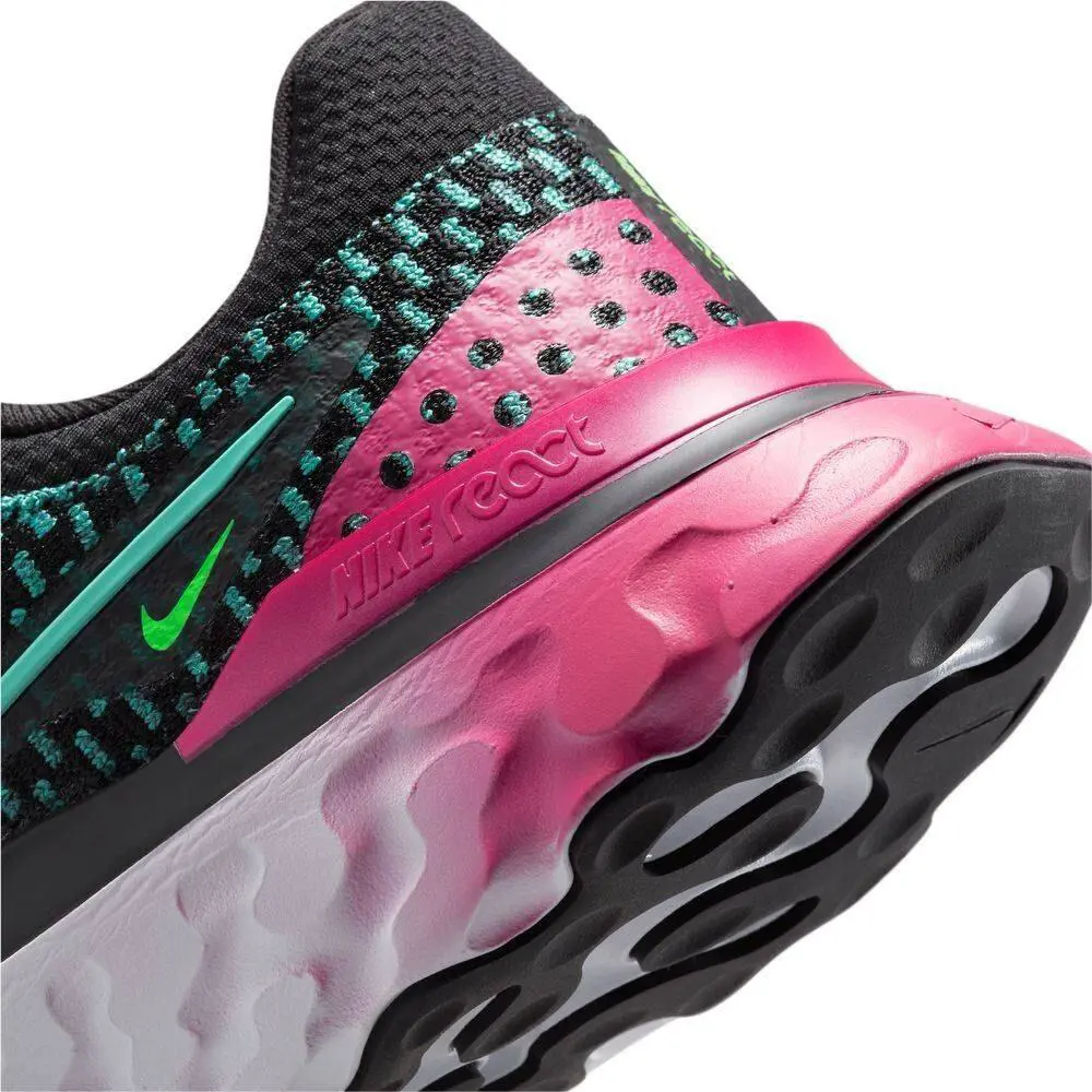 Nike shoes - Nike React Infinity - React Infinity - DD3024-003 - Black/Dynamic Turq-Pink Prime 6