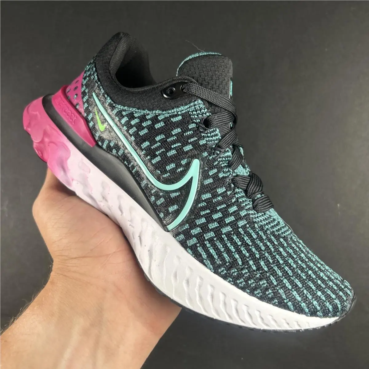 Womens Size 5 - Nike React Infinity Run Flyknit 3 Pink Prime - DD3024-003