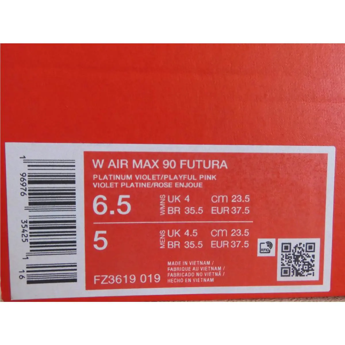 Nike shoes - Nike Air Max 90 Futura - Fz3619-019 - Purple (UPC: 196976354251) 3