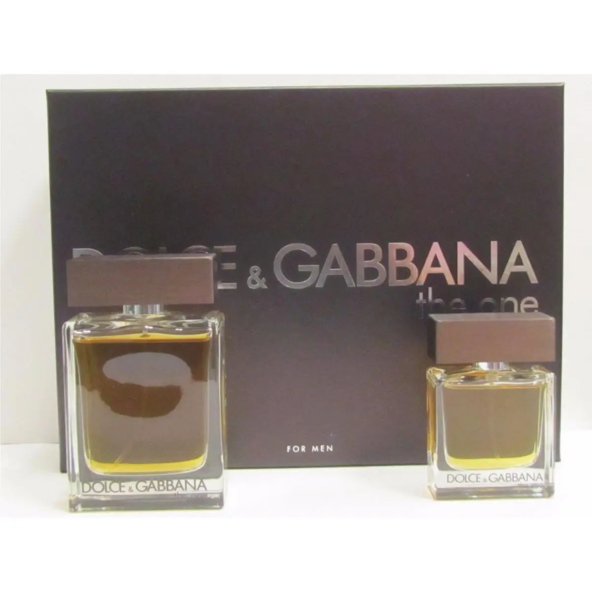 Dolce Gabbana The One Set For Men 3.3 oz Edt Spray + 1 oz Edt Spray