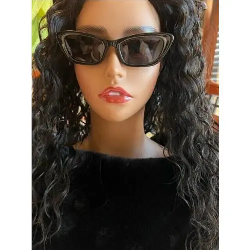 Marc Jacobs Women`s Marc 499/S Cat Eye Sunglasses Black Glitter/gray