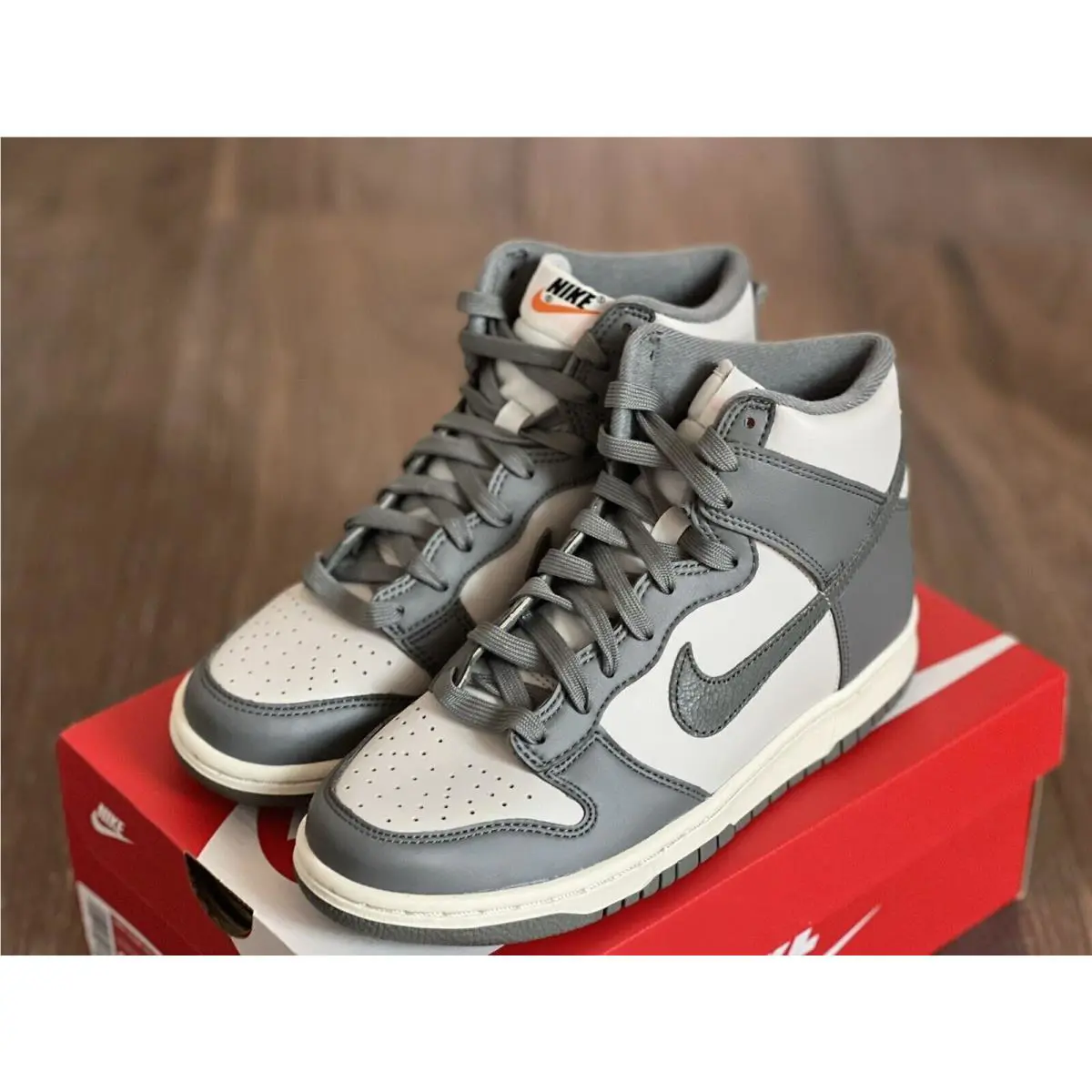 Nike shoes - Nike Dunk High - Dunk High - DM1028-001 - Gray 4