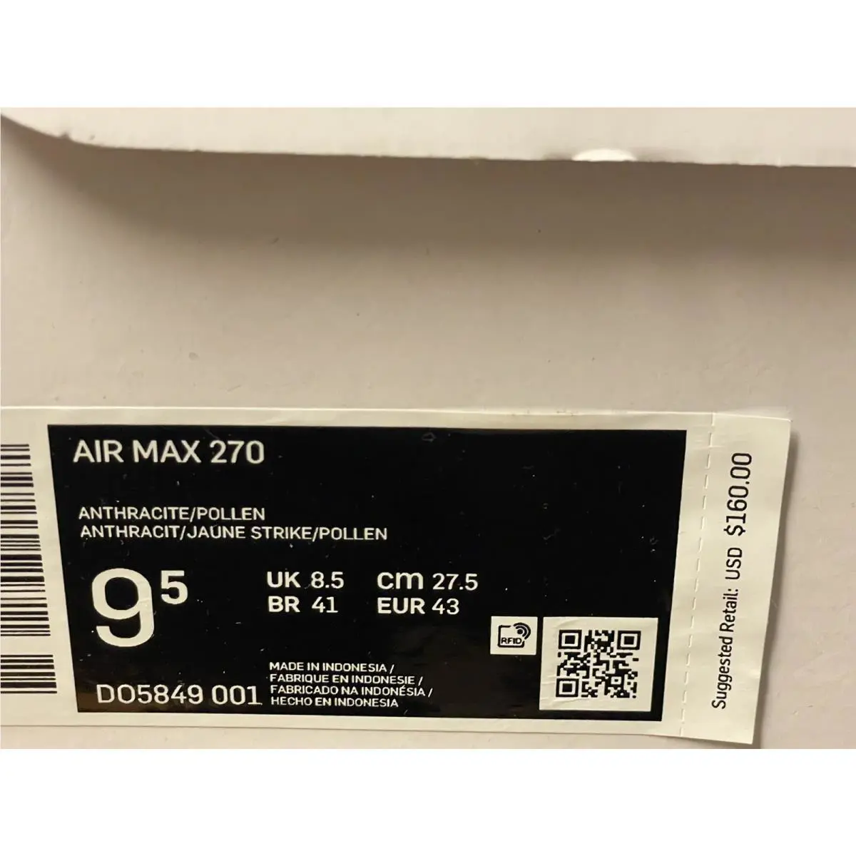 Nike shoes - Nike Air Max 270 - Air Max - DO5849-001 - Gray 6