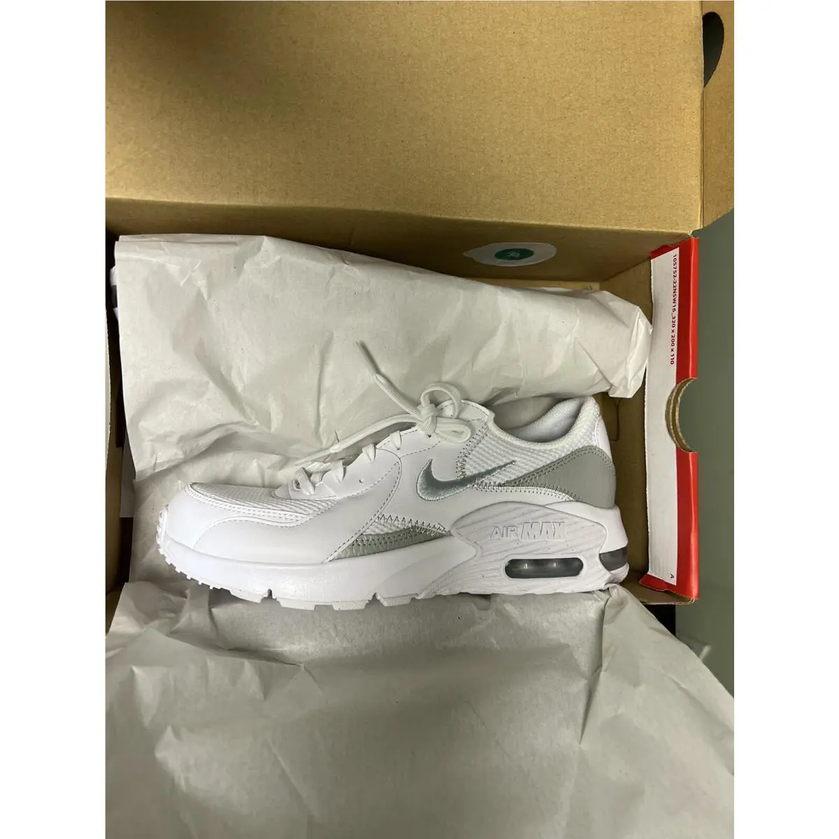 Nike shoes - Nike Air Max Excee - Air Max Excee - CD5432-121 - White, Manufacturer: White/White/Metallic Platinum 1