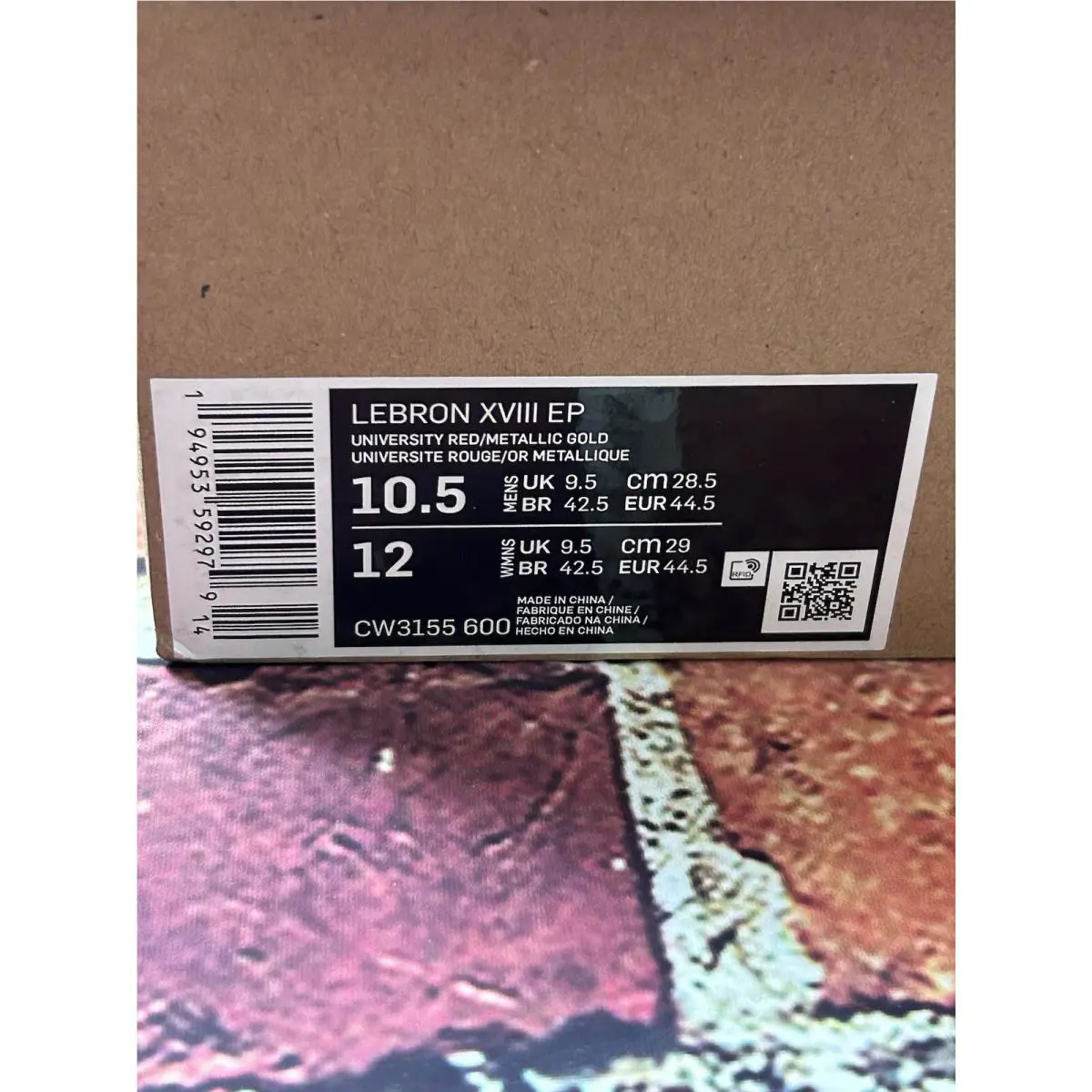 Nike shoes - Nike LeBron 18 - LeBron - CW3155-600 - Red 0