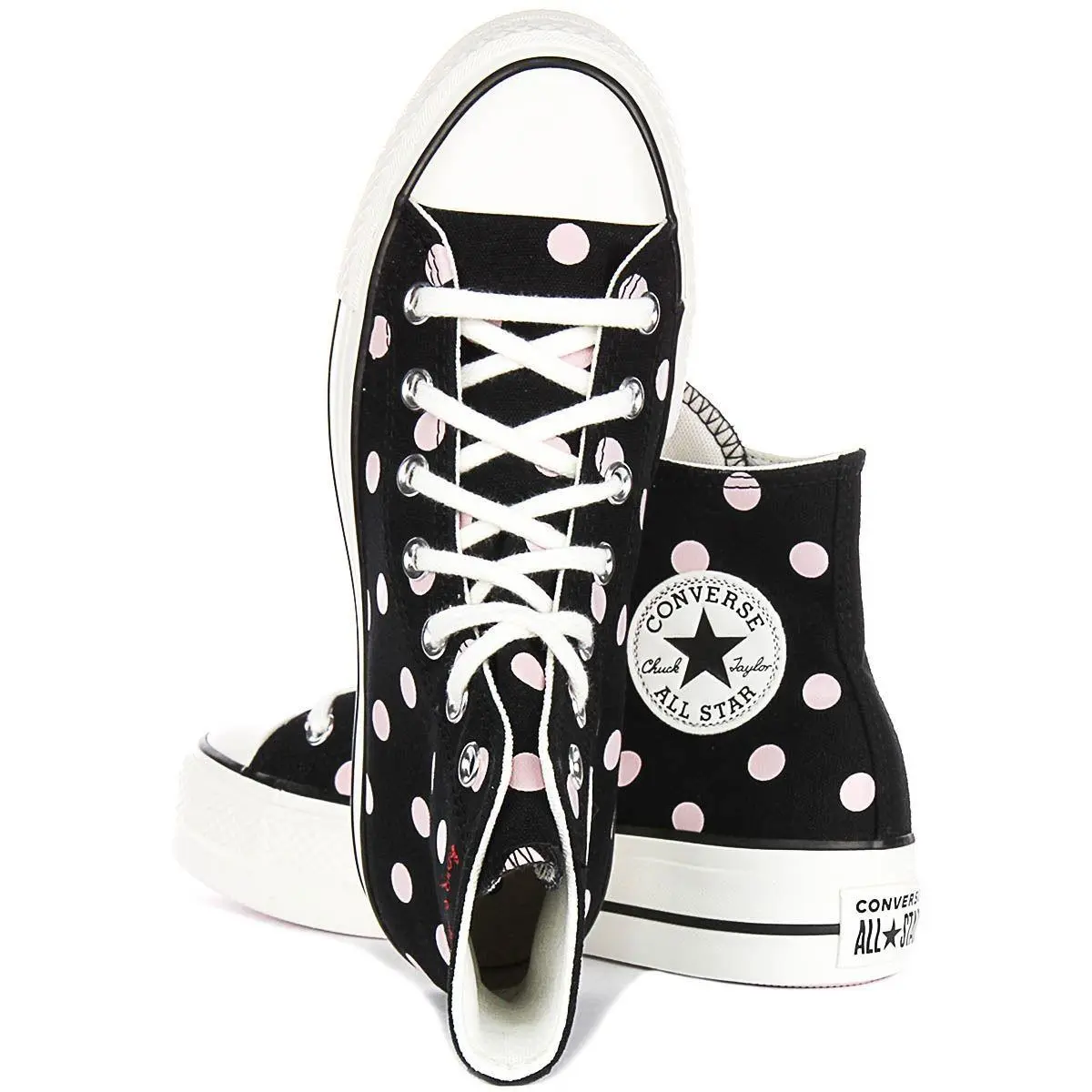 Converse shoes - Black Pink 8