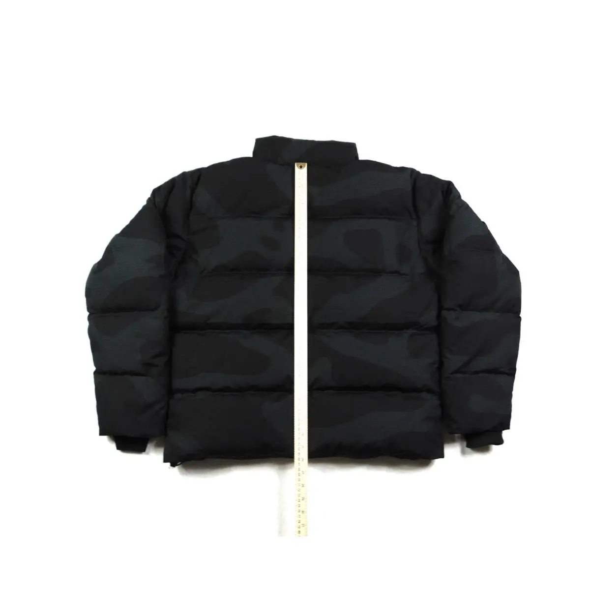 Nike clothing - Nike Air Jordan Flight Heritage Puffer Jacket - FB6988 045 - Black Camo & White (UPC: 196608167532) 3