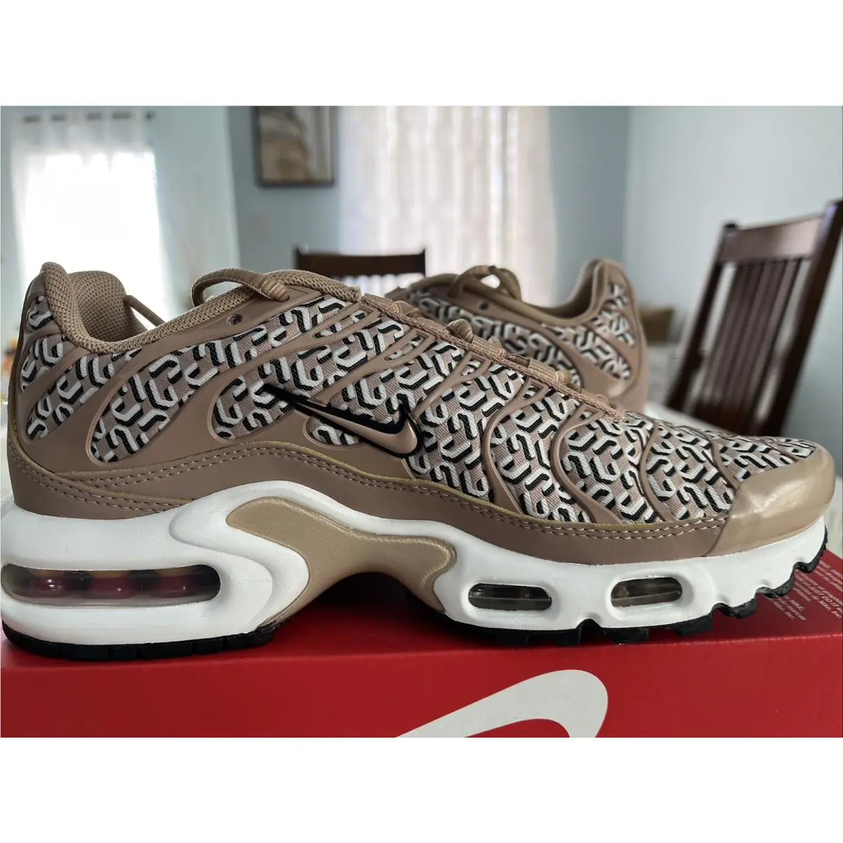 Nike shoes - Nike Air Max Plus - Air Max Plus - FB2557-200 - Hemp Black White Summit White 1