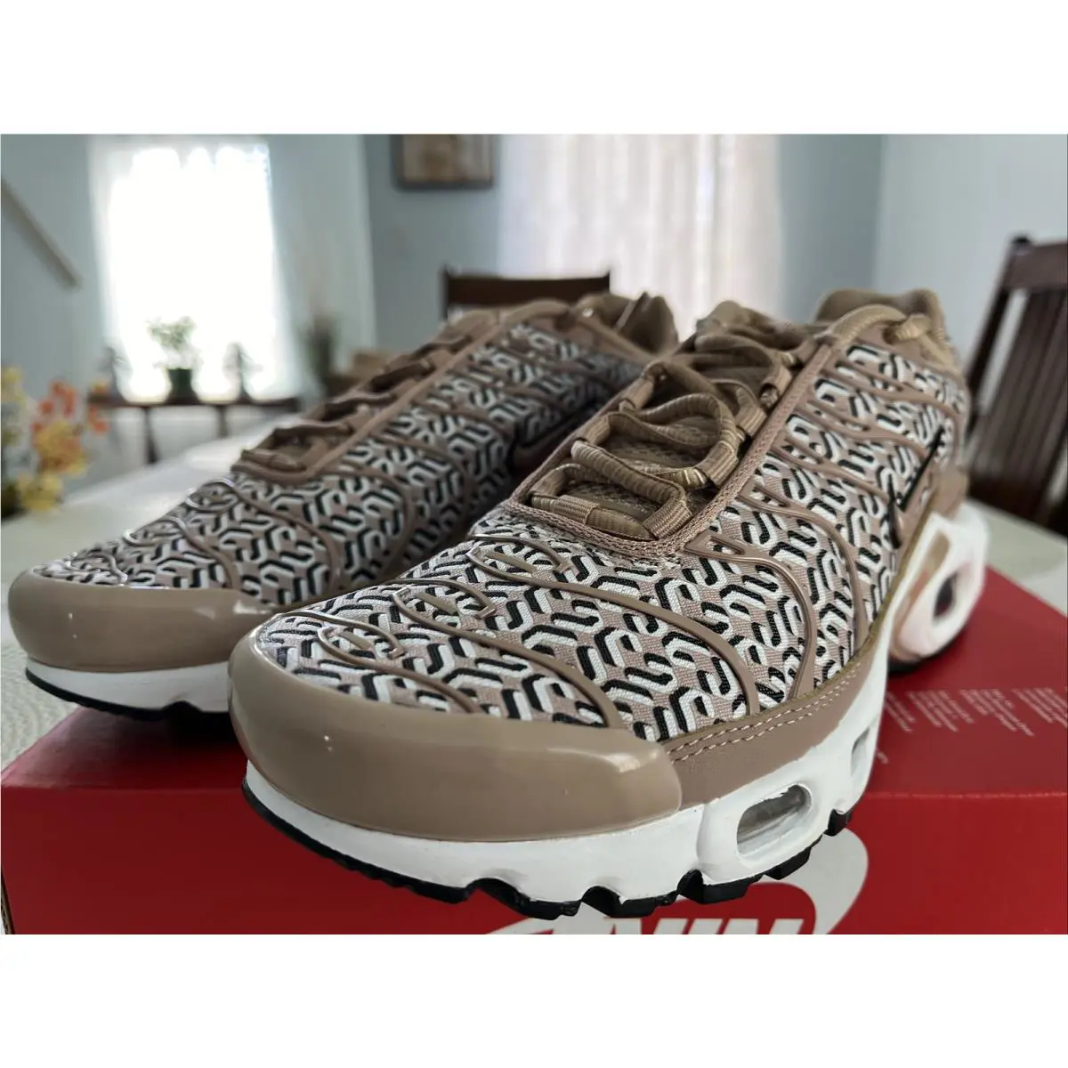 Nike shoes - Nike Air Max Plus - Air Max Plus - FB2557-200 - Hemp Black White Summit White 3