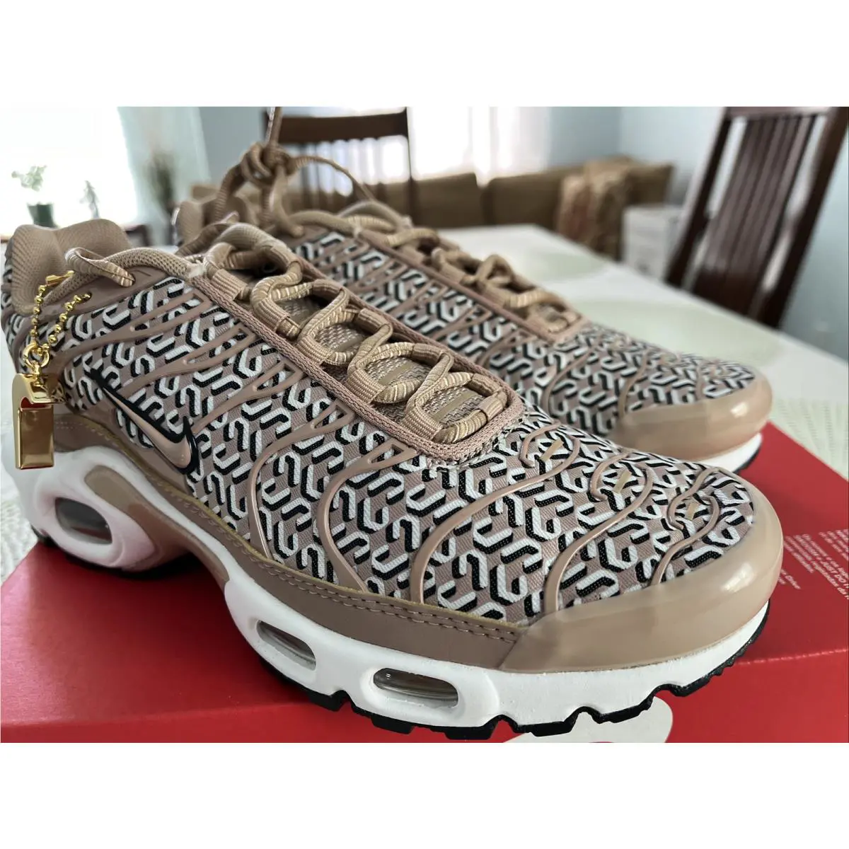Nike shoes - Nike Air Max Plus - Air Max Plus - FB2557-200 - Hemp Black White Summit White 5